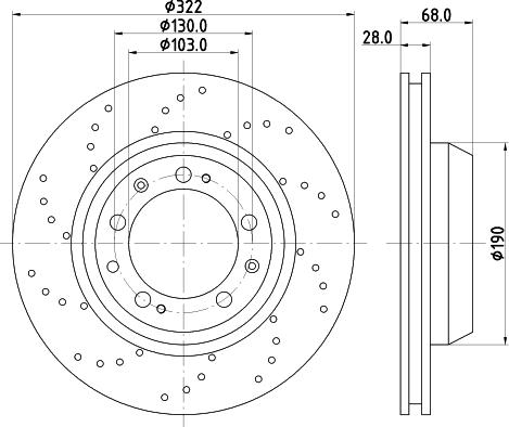 Mintex MDC2355R - Əyləc Diski furqanavto.az