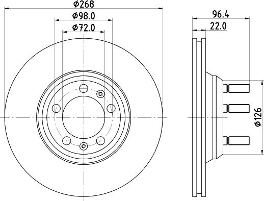 Mintex MDC238 - Əyləc Diski furqanavto.az