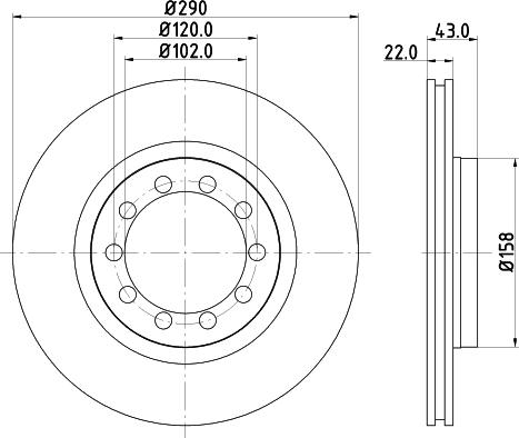 Mintex MDC2378 - Əyləc Diski furqanavto.az