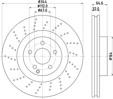 Mintex MDC2251 - Əyləc Diski furqanavto.az