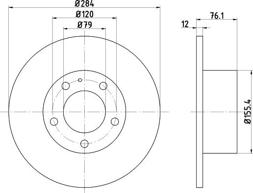 Mintex MDC270 - Əyləc Diski furqanavto.az