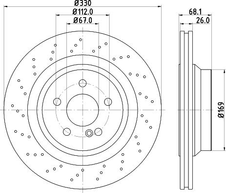 Mintex MDC2786 - Əyləc Diski furqanavto.az