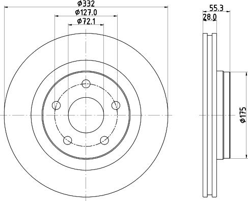 Mintex MDC2720 - Əyləc Diski furqanavto.az