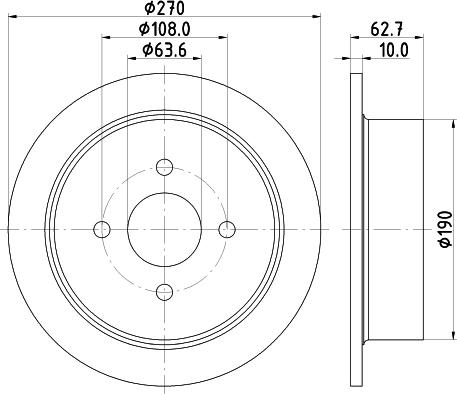 Mintex MDC790 - Əyləc Diski furqanavto.az