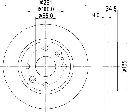 Mintex MDC772 - Əyləc Diski furqanavto.az