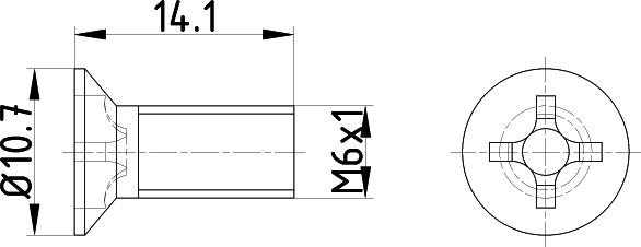 Mintex TPM0018 - Bolt, əyləc diski furqanavto.az