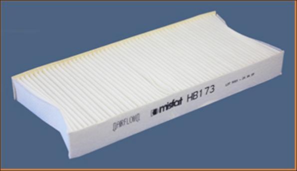 MISFAT HB173 - Filtr, daxili hava furqanavto.az