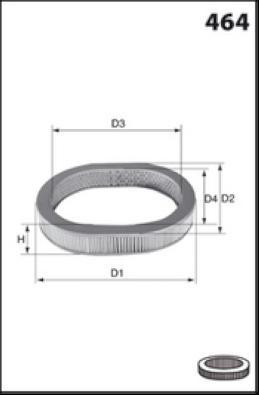 MISFAT R1203 - Hava filtri furqanavto.az