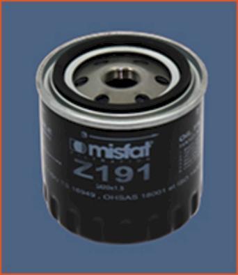 MISFAT Z191 - Yağ filtri furqanavto.az