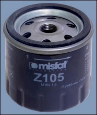 MISFAT Z105 - Yağ filtri furqanavto.az