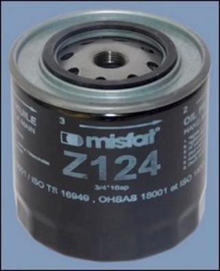 MISFAT Z124 - Yağ filtri furqanavto.az