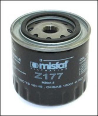 MISFAT Z177 - Yağ filtri furqanavto.az