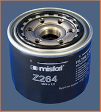 MISFAT Z264 - Yağ filtri furqanavto.az