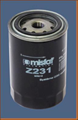 MISFAT Z231 - Yağ filtri furqanavto.az