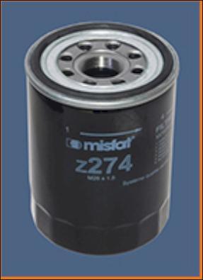 MISFAT Z274 - Yağ filtri furqanavto.az