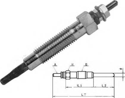 Mitsubishi MD 070 194 - İşıqlandırma şamı furqanavto.az