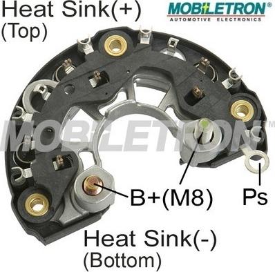 Mobiletron RB-113H - Düzləşdirici, alternator furqanavto.az