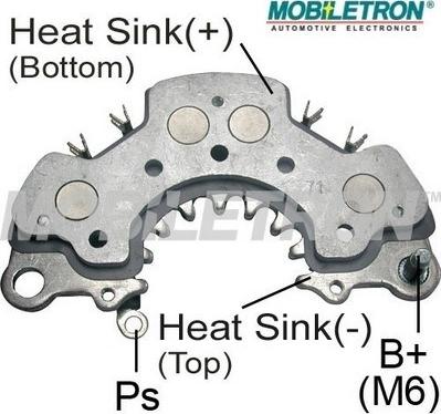 Mobiletron RH-77 - Düzləşdirici, alternator furqanavto.az