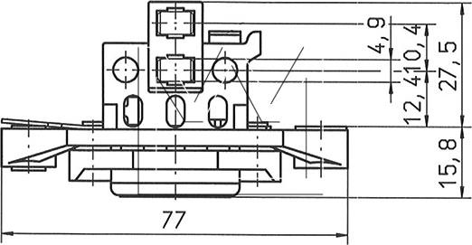 Monark 082 966 030 - Gərginlik tənzimləyicisi, alternator furqanavto.az