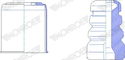 Monroe PK474 - Toz örtüyü dəsti, amortizator furqanavto.az