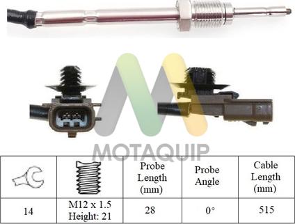 Motaquip LVET367 - Sensor, işlənmiş qazın temperaturu furqanavto.az