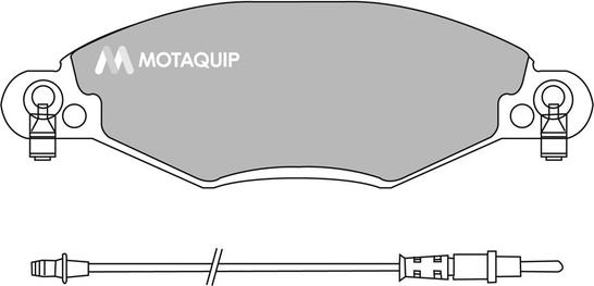 Motaquip LVXL991 - Əyləc altlığı dəsti, əyləc diski furqanavto.az