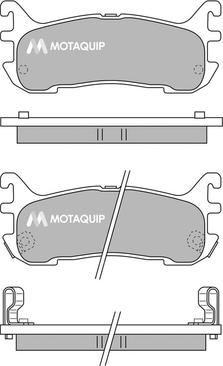 Motaquip LVXL440 - Əyləc altlığı dəsti, əyləc diski furqanavto.az