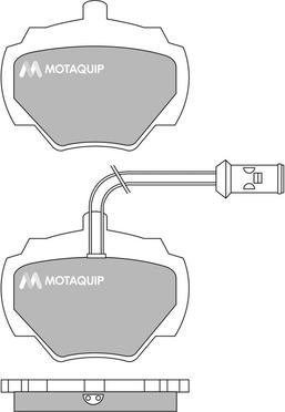 Motaquip LVXL468 - Əyləc altlığı dəsti, əyləc diski furqanavto.az