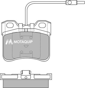 Motaquip LVXL401 - Əyləc altlığı dəsti, əyləc diski furqanavto.az