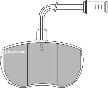 Motaquip LVXL547 - Əyləc altlığı dəsti, əyləc diski furqanavto.az