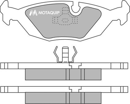 Motaquip LVXL503 - Əyləc altlığı dəsti, əyləc diski furqanavto.az