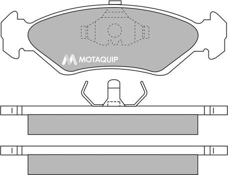 Motaquip LVXL536 - Əyləc altlığı dəsti, əyləc diski furqanavto.az