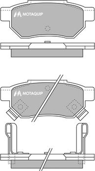 Motaquip LVXL533 - Əyləc altlığı dəsti, əyləc diski furqanavto.az