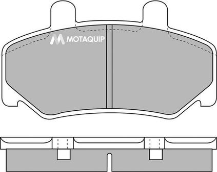 Motaquip LVXL537 - Əyləc altlığı dəsti, əyləc diski furqanavto.az