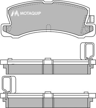 Motaquip LVXL575 - Əyləc altlığı dəsti, əyləc diski furqanavto.az