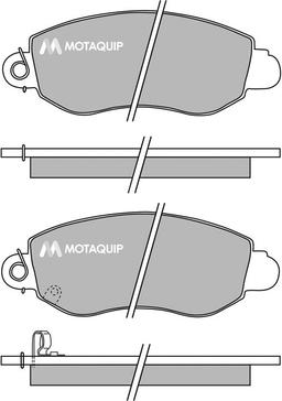 Motaquip LVXL644 - Əyləc altlığı dəsti, əyləc diski furqanavto.az