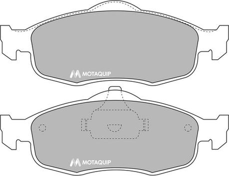 Motaquip LVXL662 - Əyləc altlığı dəsti, əyləc diski furqanavto.az