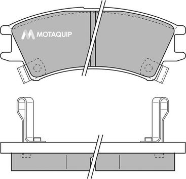 Motaquip LVXL613 - Əyləc altlığı dəsti, əyləc diski furqanavto.az