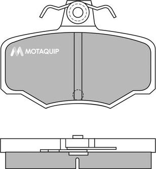 Motaquip LVXL626 - Əyləc altlığı dəsti, əyləc diski furqanavto.az