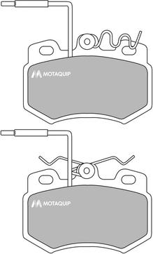 Motaquip LVXL677 - Əyləc altlığı dəsti, əyləc diski furqanavto.az