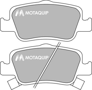 Motaquip LVXL1406 - Əyləc altlığı dəsti, əyləc diski furqanavto.az