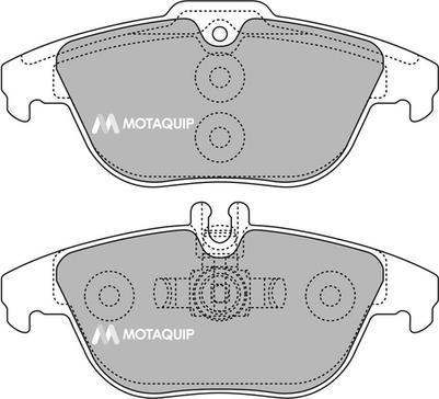 Motaquip LVXL1425 - Əyləc altlığı dəsti, əyləc diski furqanavto.az