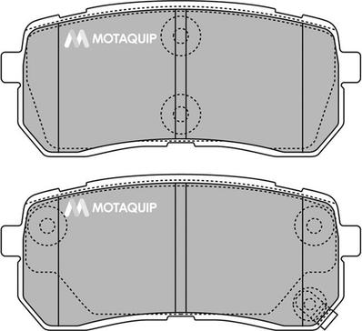 Motaquip LVXL1421 - Əyləc altlığı dəsti, əyləc diski furqanavto.az