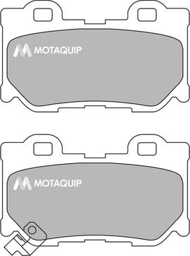 Motaquip LVXL1692 - Əyləc altlığı dəsti, əyləc diski furqanavto.az