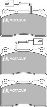 Motaquip LVXL1675 - Əyləc altlığı dəsti, əyləc diski furqanavto.az