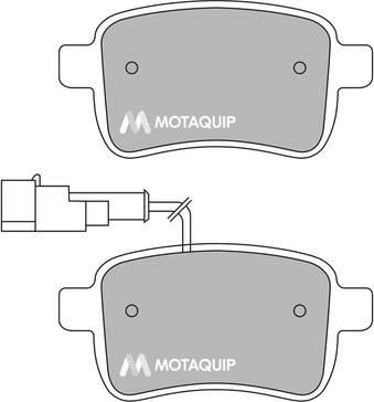 Motaquip LVXL1676 - Əyləc altlığı dəsti, əyləc diski furqanavto.az