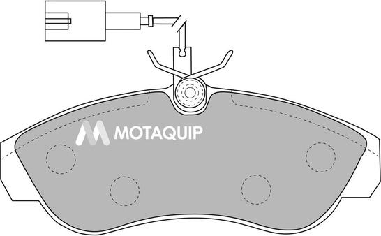 Motaquip LVXL1090 - Əyləc altlığı dəsti, əyləc diski furqanavto.az