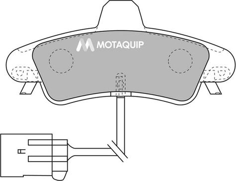 Motaquip LVXL1045 - Əyləc altlığı dəsti, əyləc diski furqanavto.az