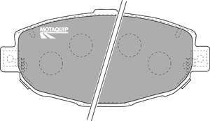 Motaquip LVXL1062 - Əyləc altlığı dəsti, əyləc diski furqanavto.az