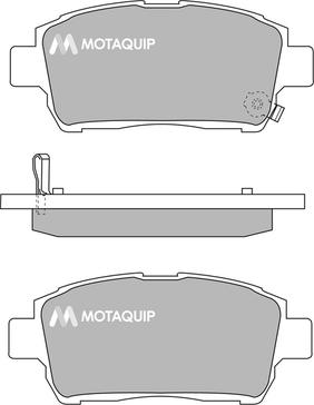 Motaquip LVXL1012 - Əyləc altlığı dəsti, əyləc diski furqanavto.az